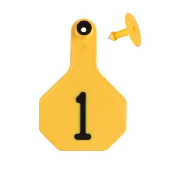 Rototag Y-Tex Ear Tag Set Medium Yellow 1-25 - 7712001 | Rural King