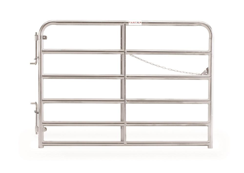 Bulger Gate Tarter® 6' 6-Bar Galvanized Extra Heavy-Duty Bull Gate - 2GVG6 | Rural King