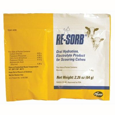 Zoosorb Zoetis Animal Health Re-sorb Single Packet Cattle Wormer - 10000277 ...