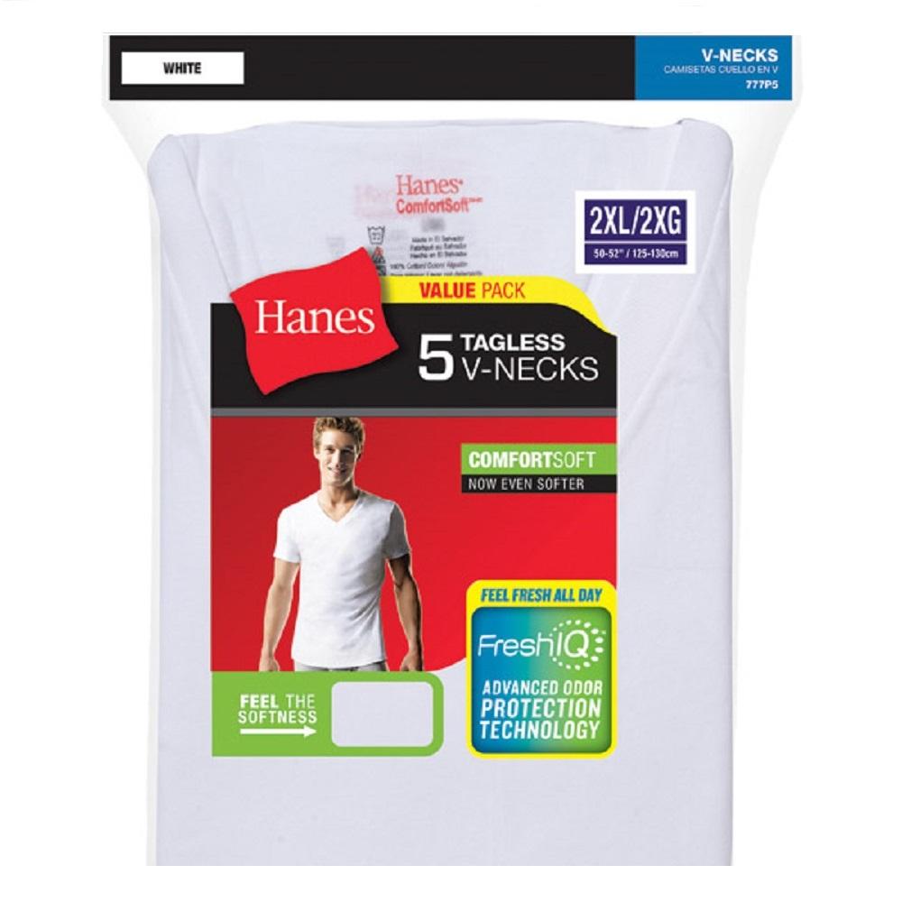 Hanes Mens V-Neck Undershirts, Tag-Free 100% Cotton Netherlands Hanes Mens V-Neck Undershirts, Tag-Free 100% Cotton Netherlands