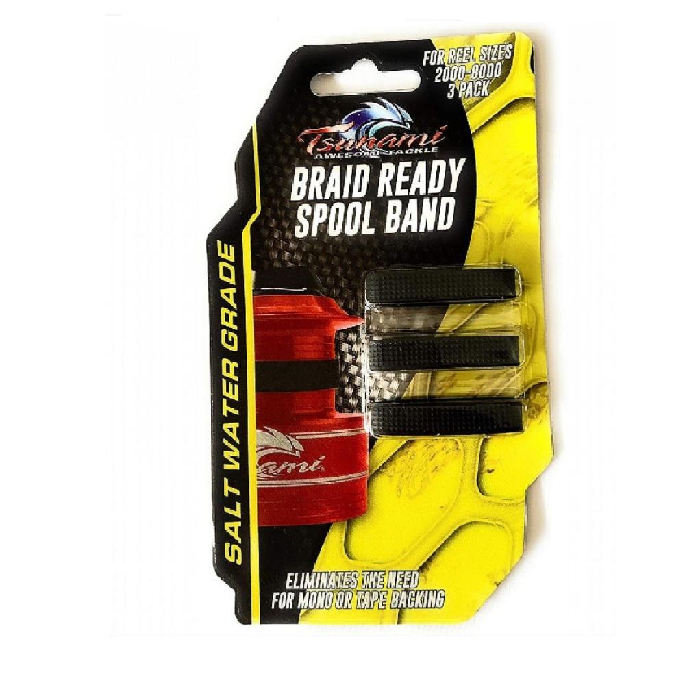 Tsunami Braid Ready Rubber Spool Band Small, 3 Pack - TS-RBRSPOOLSML ...