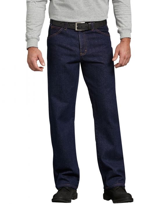 Dickies Men's Regular Straight Fit 5-Pocket Denim Jeans 9393RNB | Rural ...