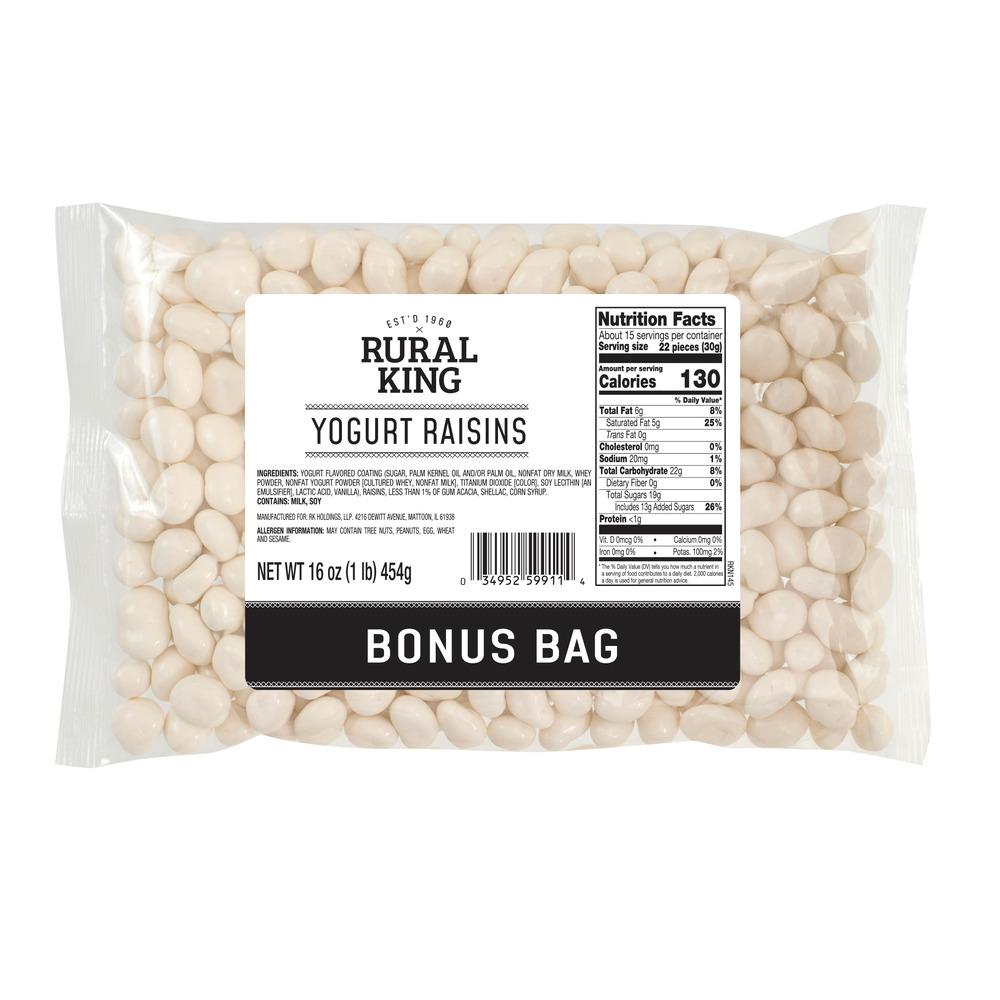 Bonus Raisins Rural King Bonus Bag Yogurt Raisins, 16 oz. | Rural King