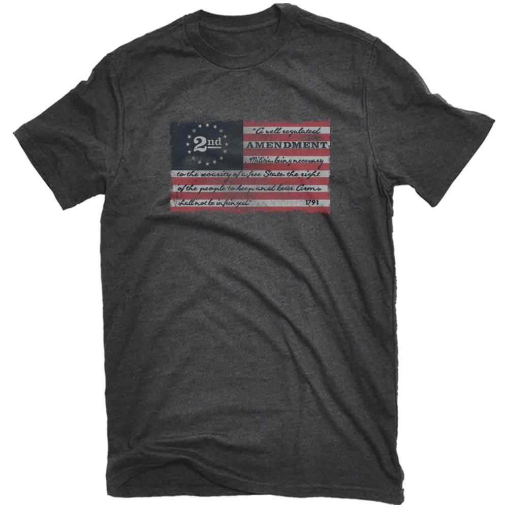 Texas State Bobcats Retro Distressed T-Shirt - Vintage Look Short Sleeve Tee, Charcoal Heather, Size L - Officially Licensed
