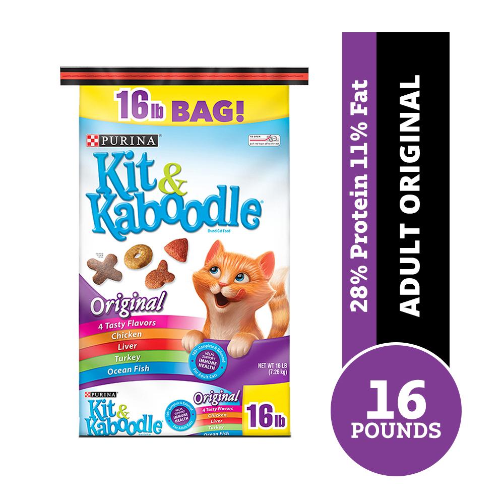 Purina Kit & Kaboodle Original Dry Cat Food - 2 Pack - Chicken, Liver & Turkey
