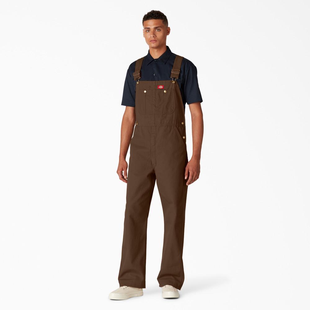 Dickies Denim Bib Overall voor dames, Gespoelde bruine eend Dickies Denim Bib Overall voor dames, Gespoelde bruine eend