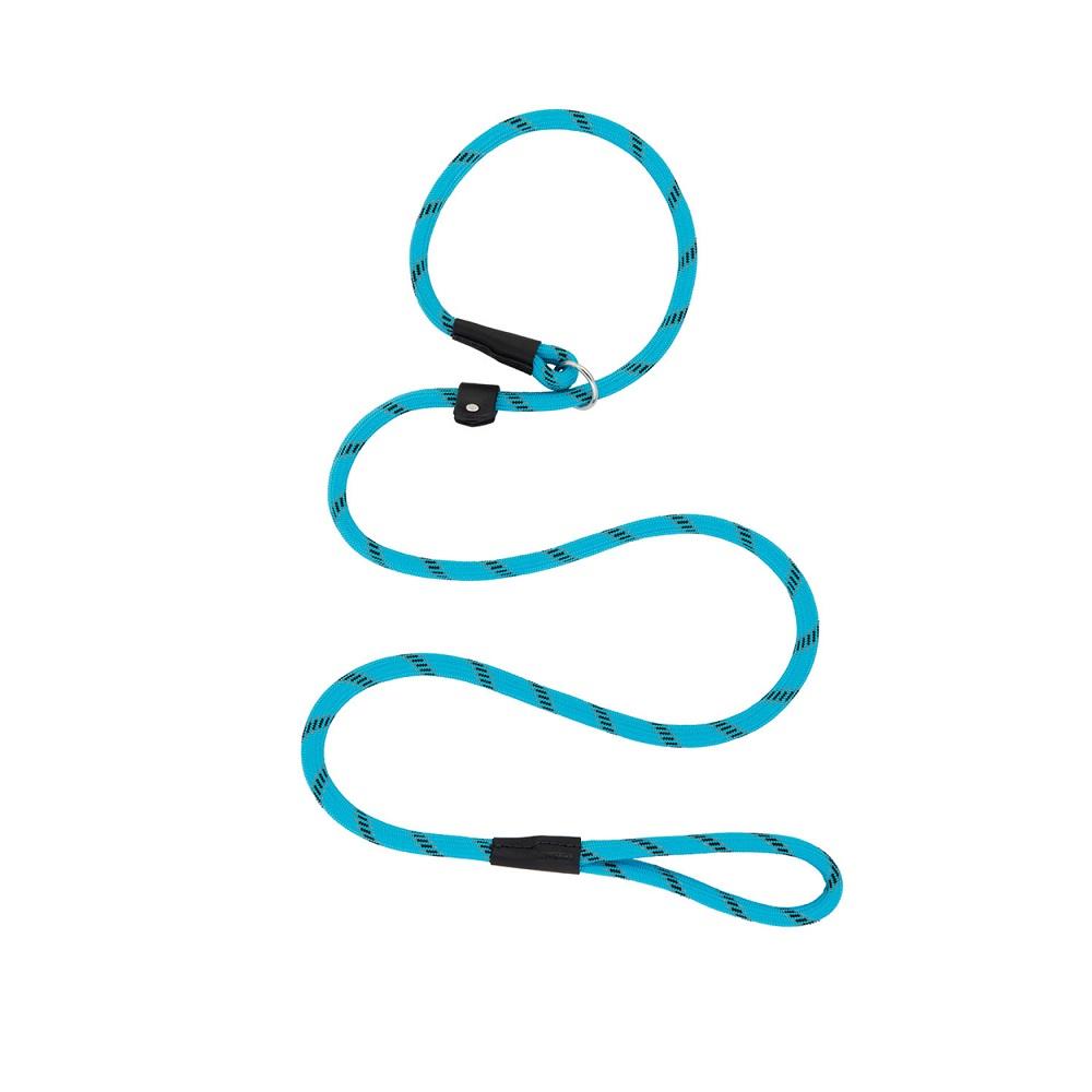 Terrain D.O.G. Hundeleine Aus Leder – 1,9 M Lang, 1,2 Cm Breit, Mit Blauer Naht, Robust