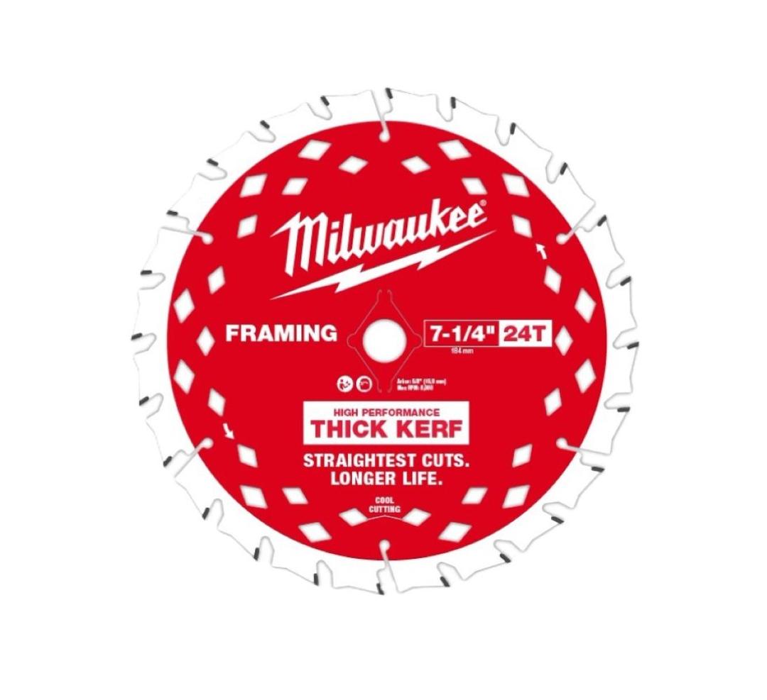 Milwaukee 48-40-1713 7-1/4 24T Construction Worm Drive Framing Contractor Pack Milwaukee 48-40-1713 7-1/4 24T Construction Worm Drive Framing Contractor Pack